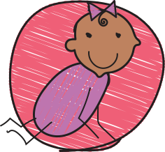 Image of baby enjoying tummy time