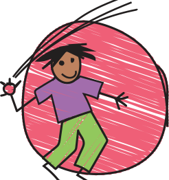 Image of child catching/throwing