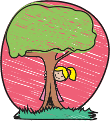 Image of child playing outside