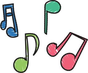 Image of musical notes