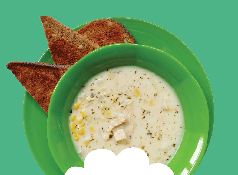 Sŵp Cyw Iâr ac India-corn Image